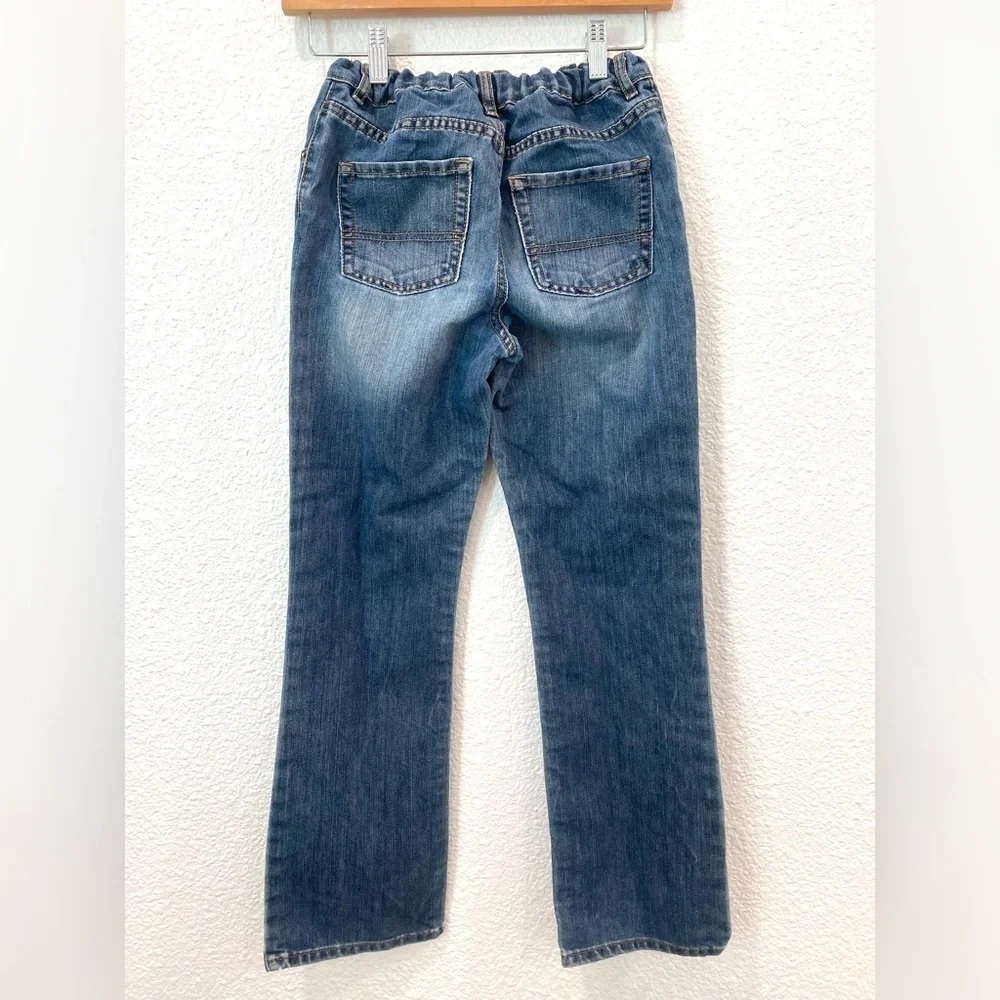 The Children's Place Boy’s Jeans Size 12 Bootcut Adjustable Waist Medium Wash